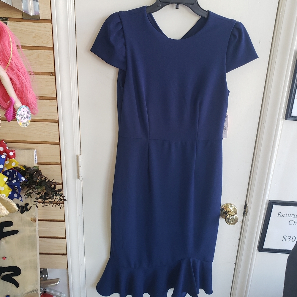 Betsey Johnson Ruffled Bottom Lined Dress